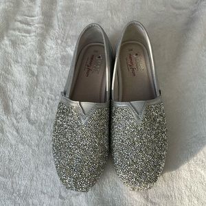 Skechers Women's  Bobs-Chunky
Rhinestone Slip on Memory Foam size 8